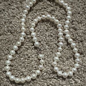 925 White Pearl Necklace